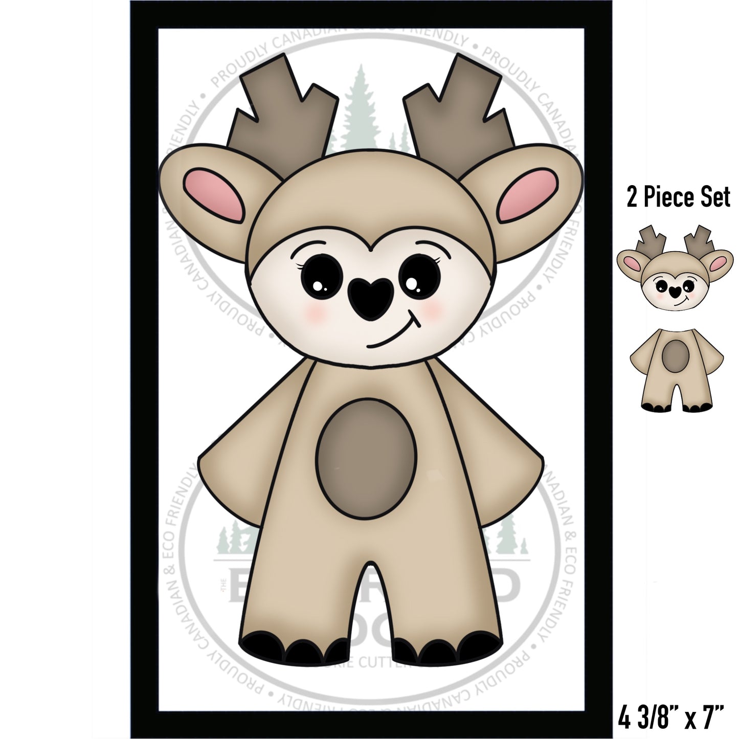 Christmas Reindeer - 2 Piece Set