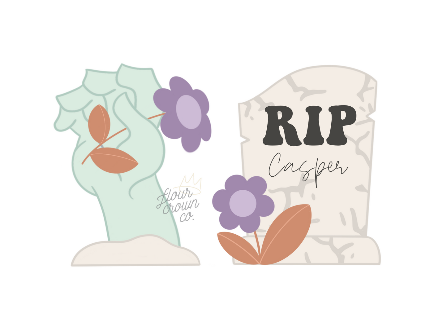 Gravestone Plaque - Flour Crown Co.