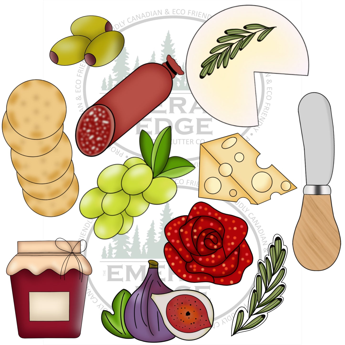 The Charcuterie Cuties FULL SET OF 11 Cutters