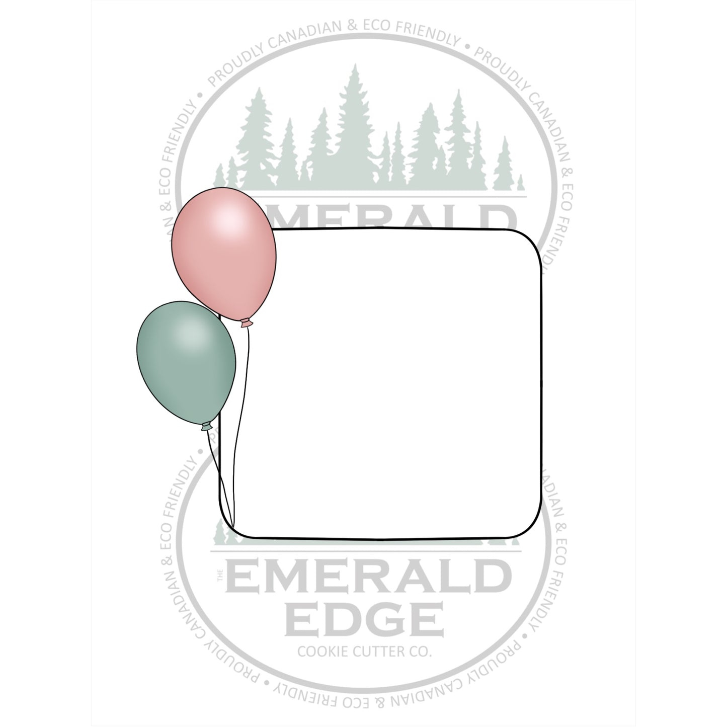 Square Balloon Plaque