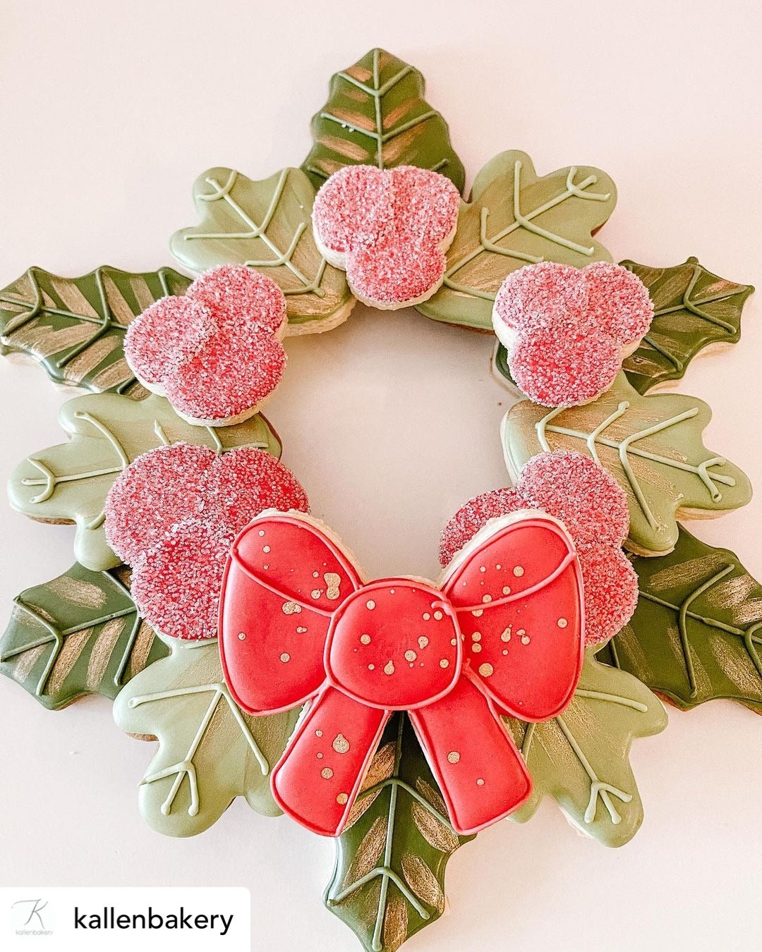 Christmas Wreath Platter