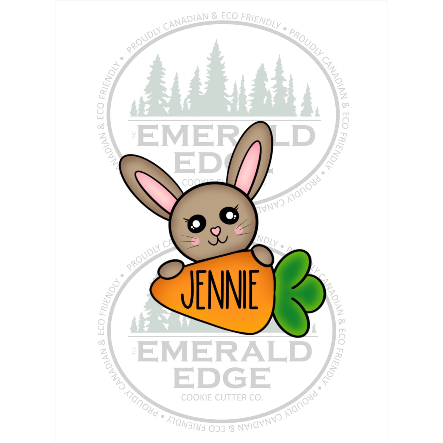 Bunny with Carrot Plaque