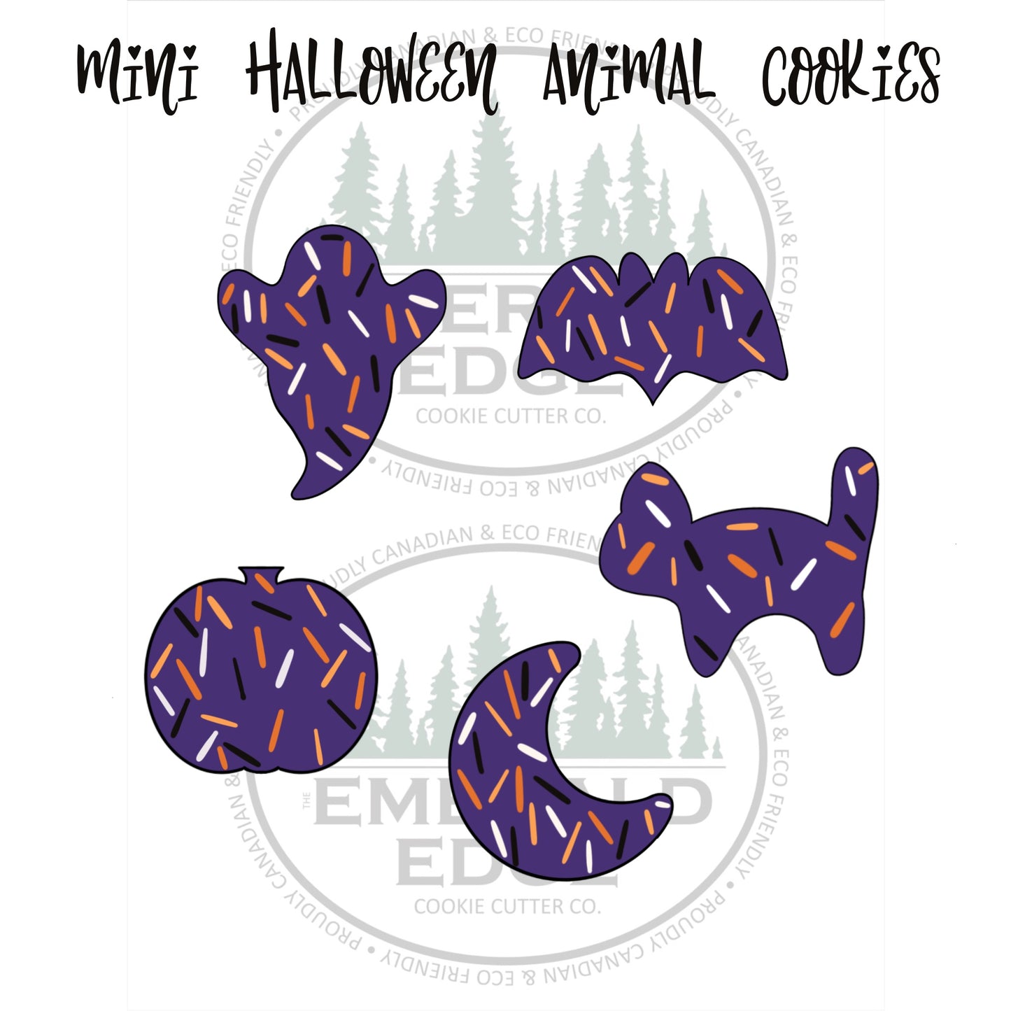 Mini Halloween Animal Cookies