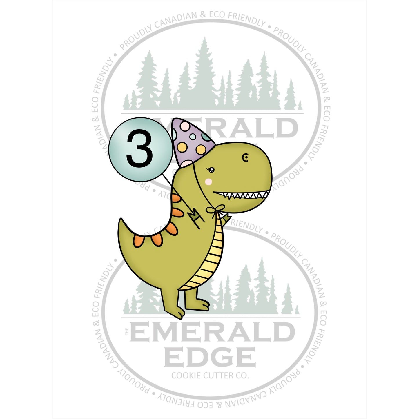 Cute TRex with Balloon