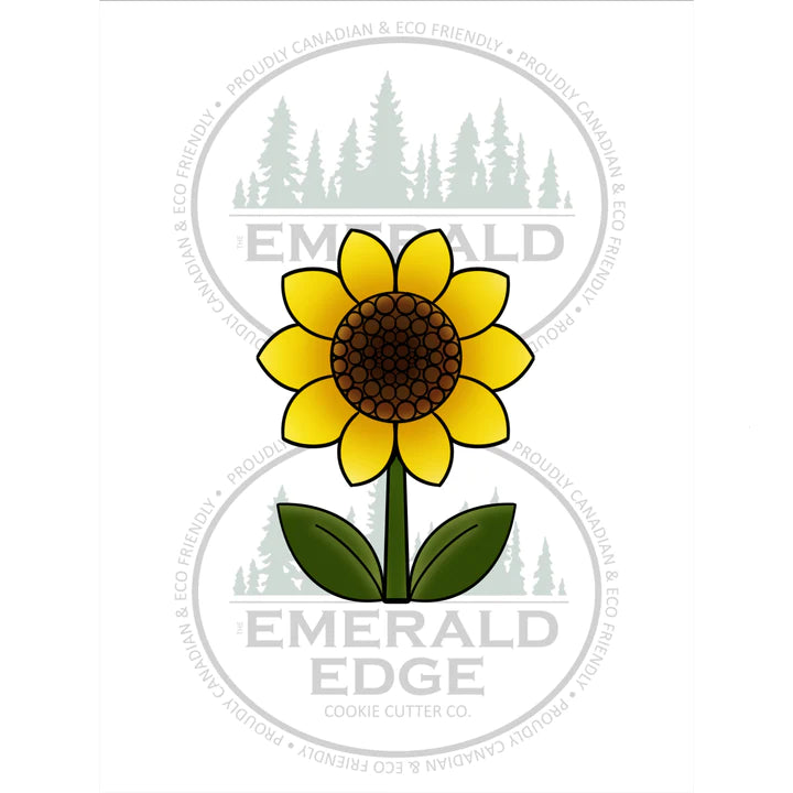 STL - Chunky Sunflower with Stem