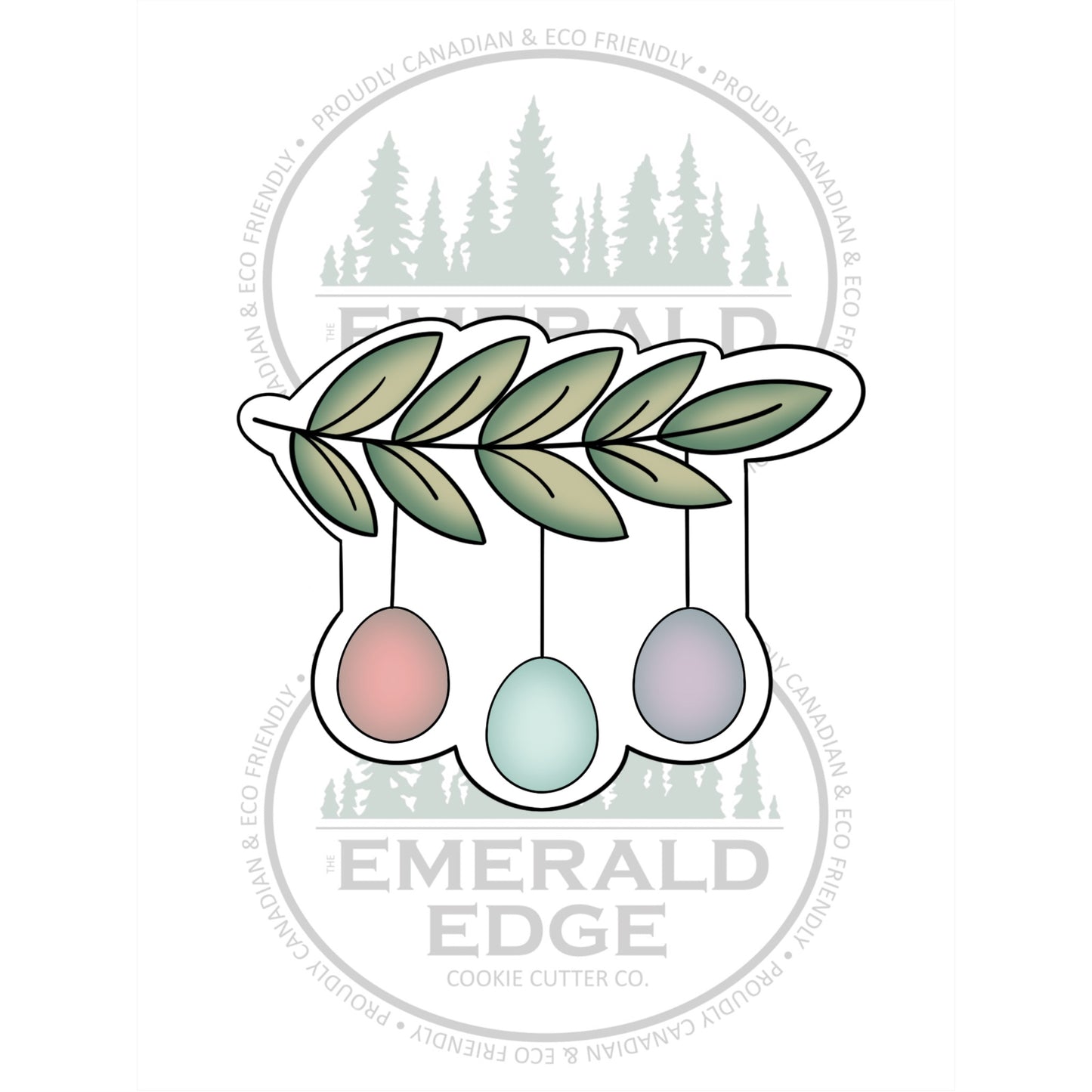 Hanging Eggs on Branch