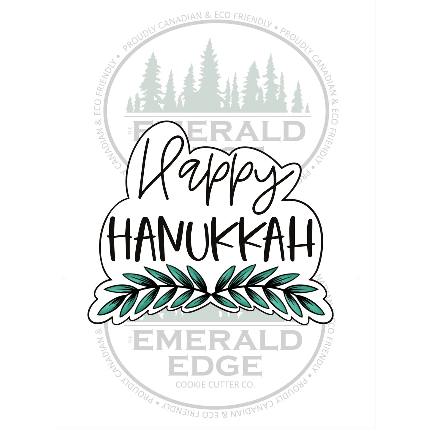 Happy Hanukkah with Olive Branches