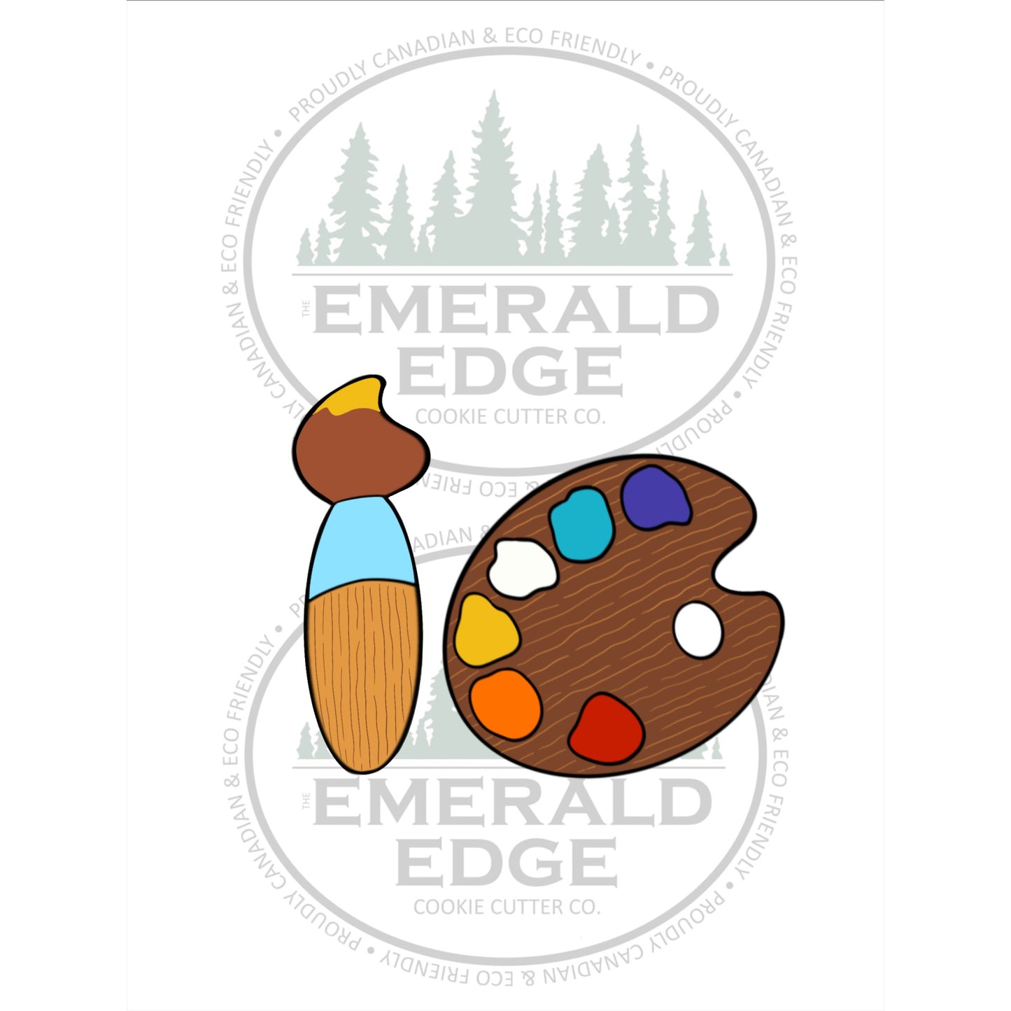 Paint Brush & Pallet Set