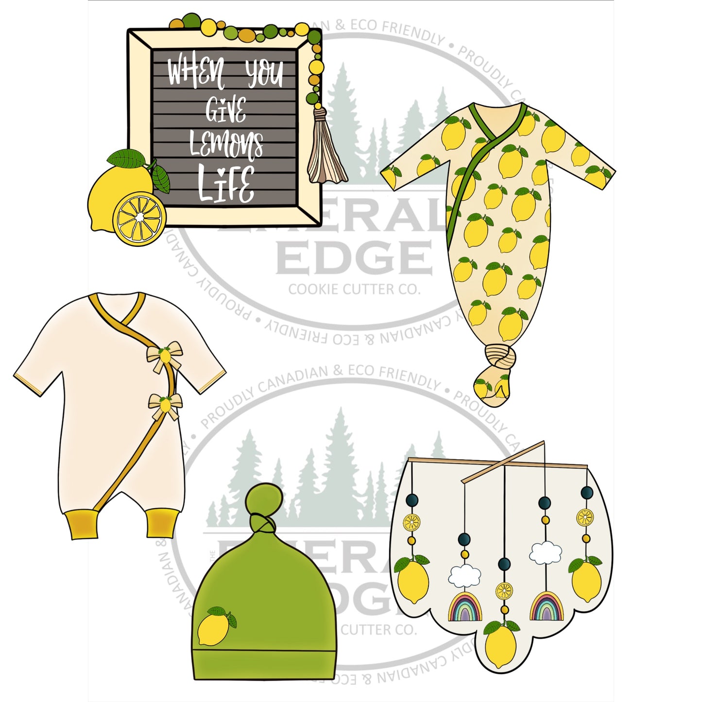 Lemon Baby - Kimono Romper