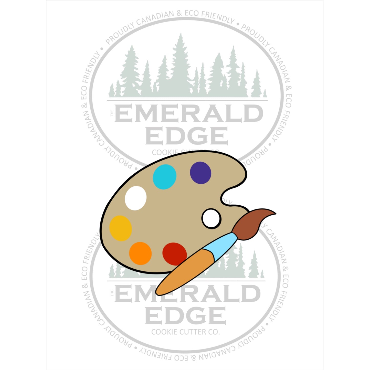 Paint Pallet with Brush