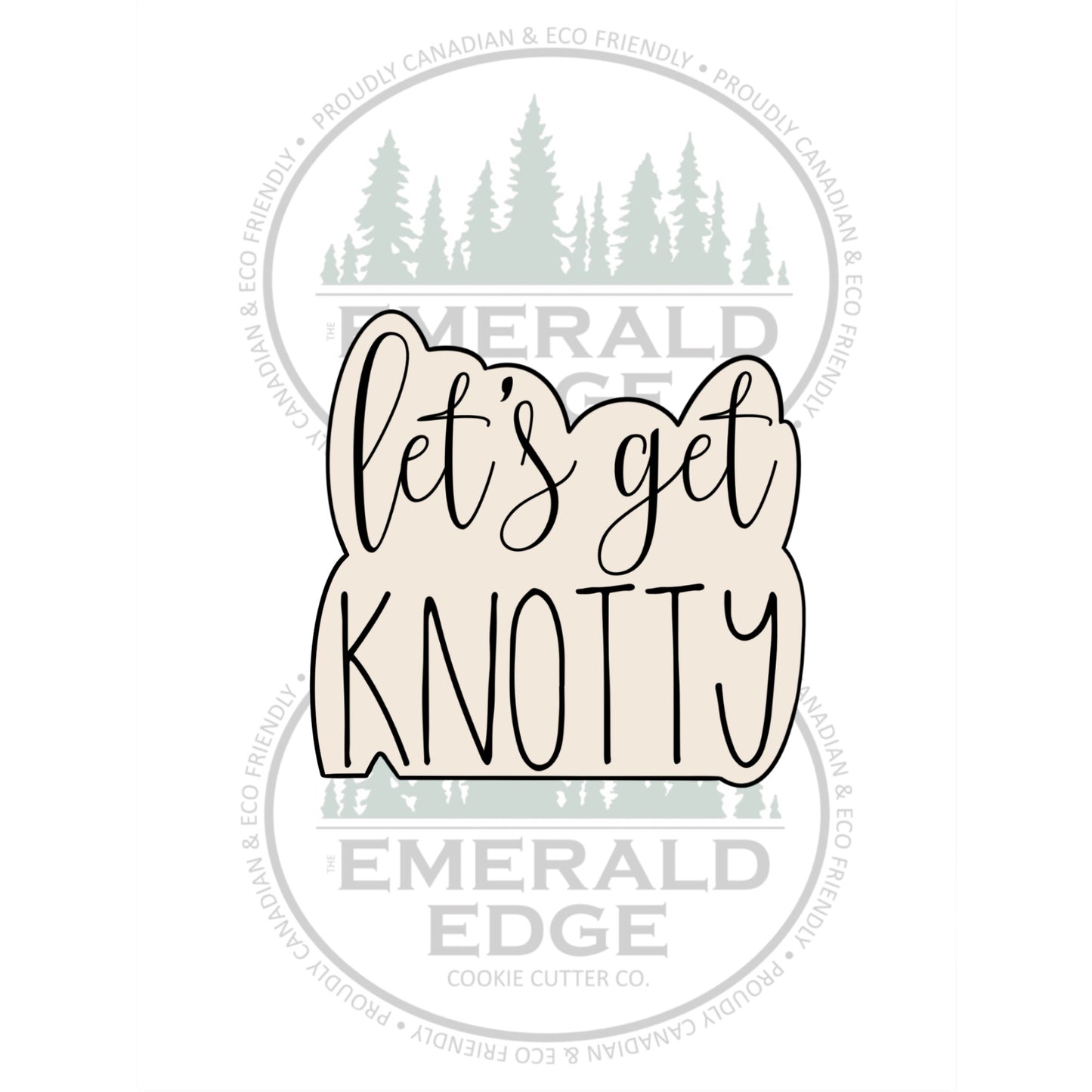 Let’s get Knotty Word Plaque