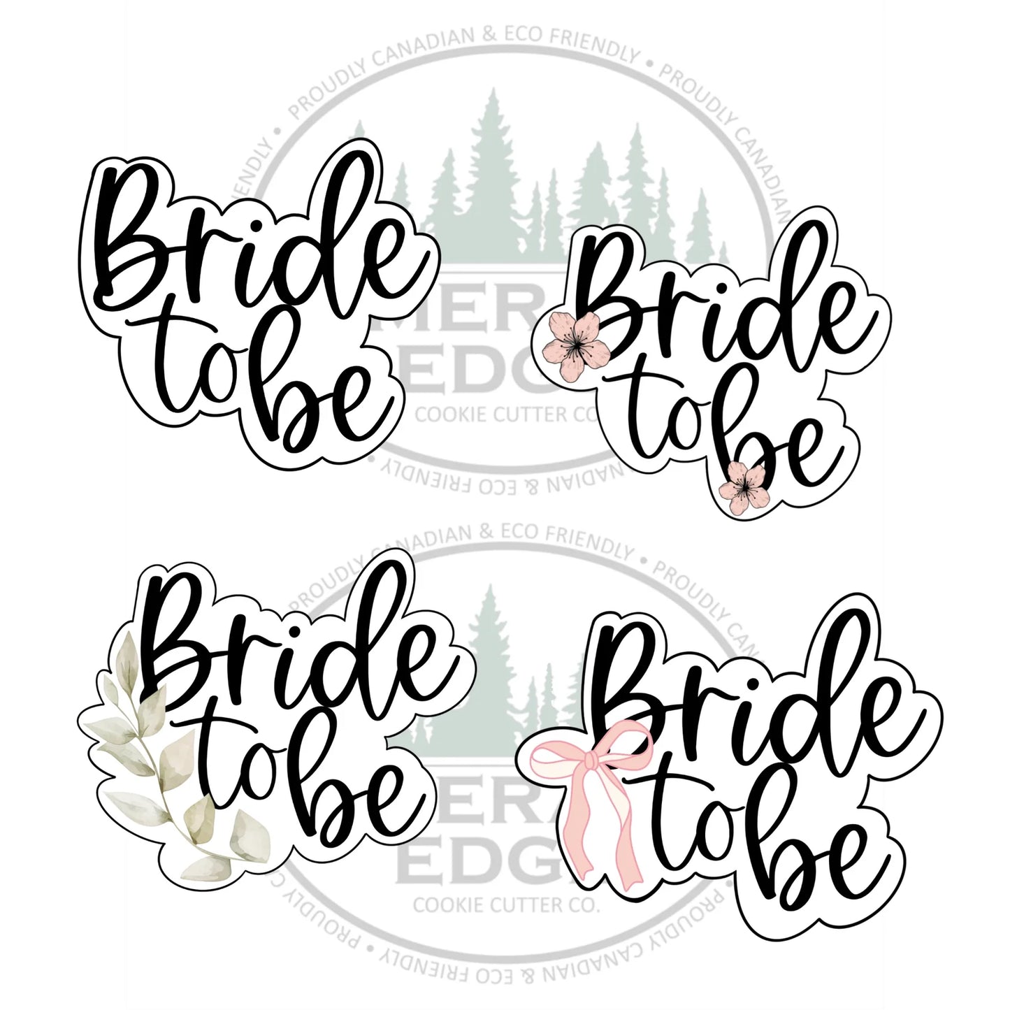 STL - Bride to Be Word Plaque