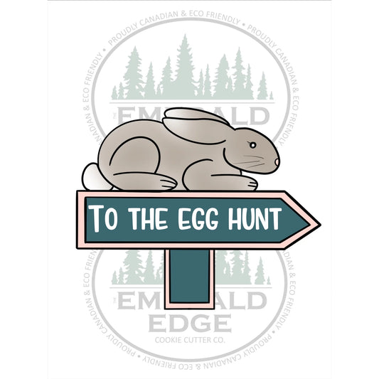 STL - To The Egg Hunt Sign