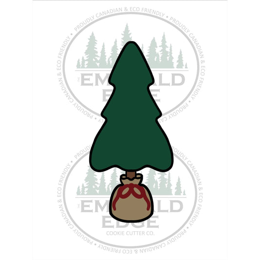 STL - Burlap Christmas Tree