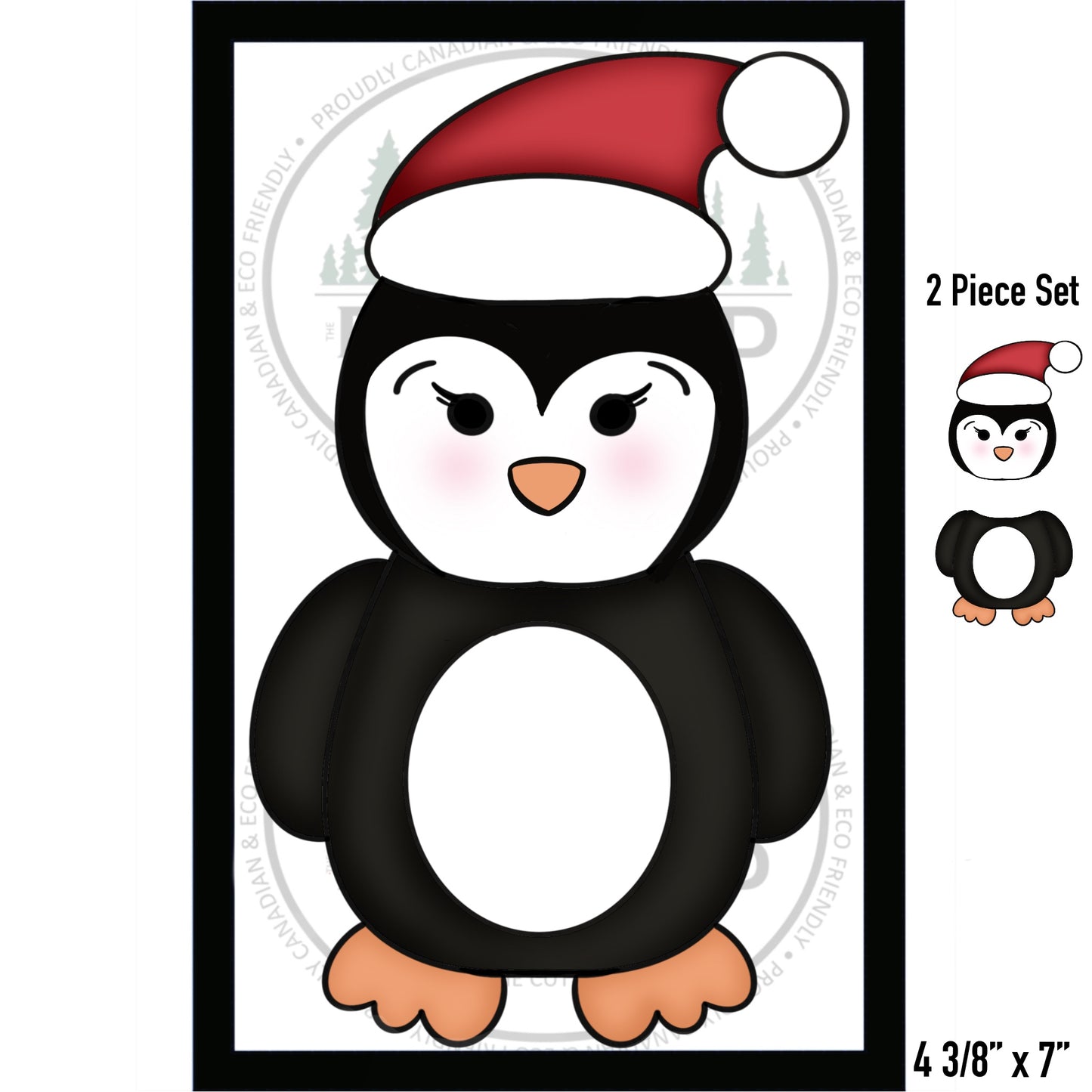 Christmas Penguin - 2 Piece Set