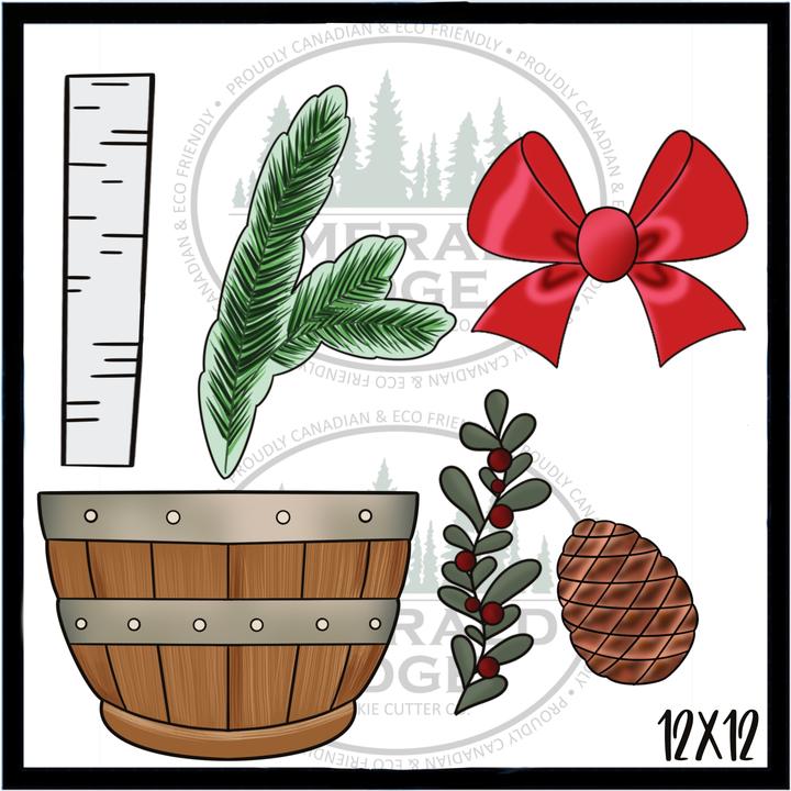STL - Holiday Planter Platter