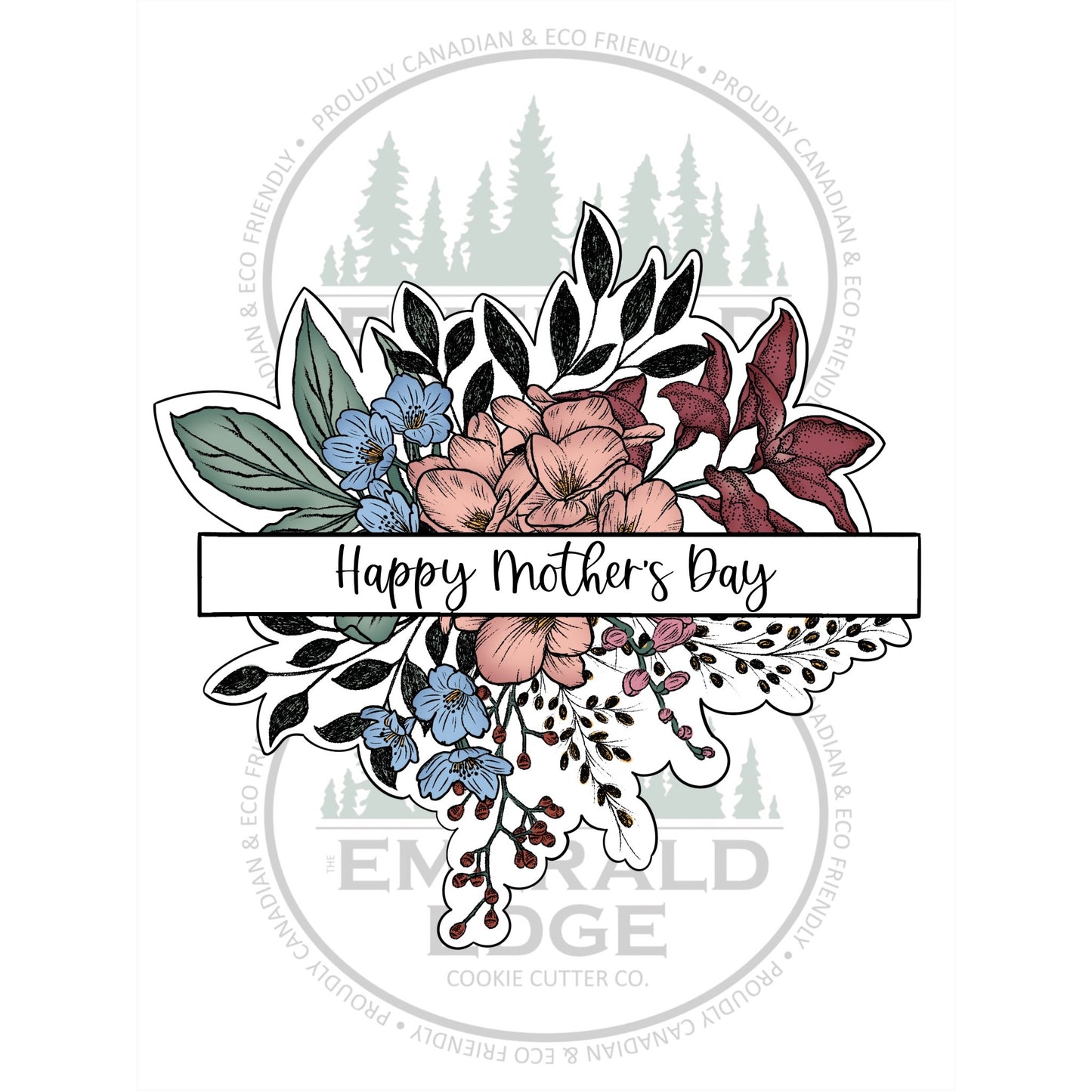 STL - Mother's Day Floral Plaque 2022