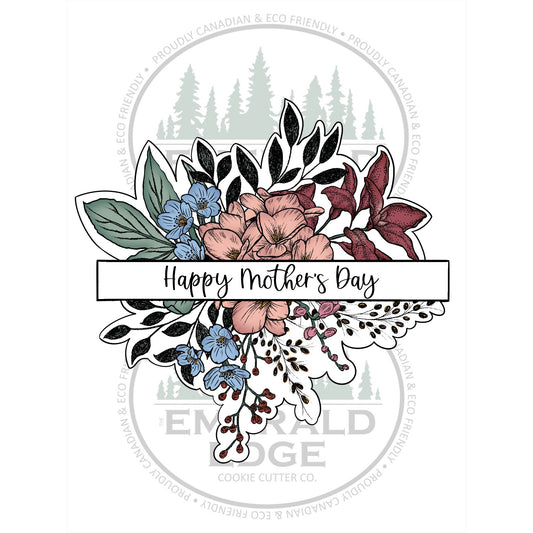 STL - Mother's Day Floral Plaque 2022