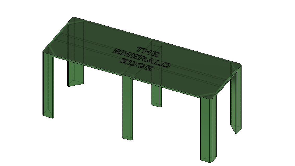 3D Printed Heat Sealer Table - Long