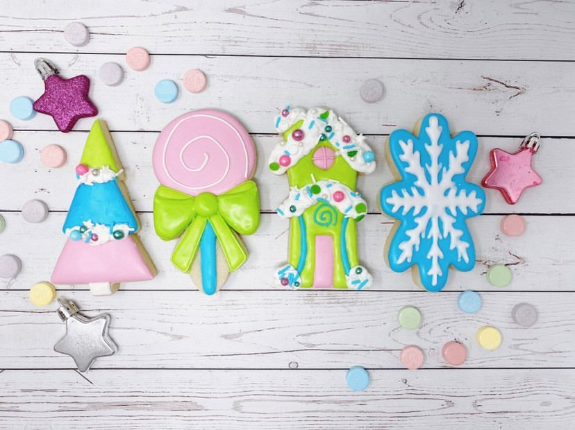 Candy Coated Christmas ~ Set of 4