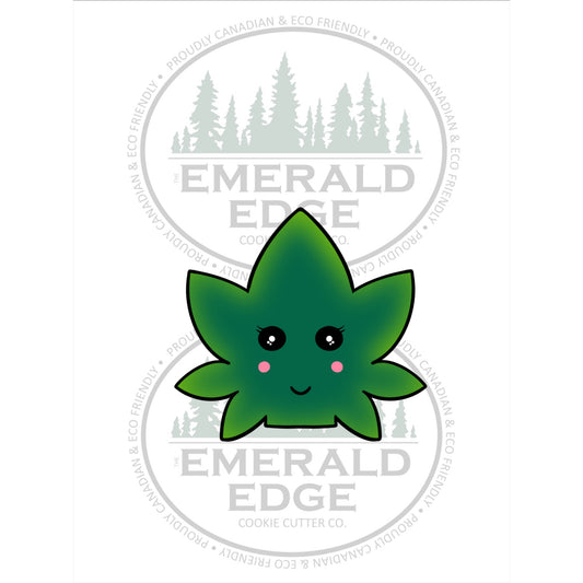 Mini Cannabis Leaf
