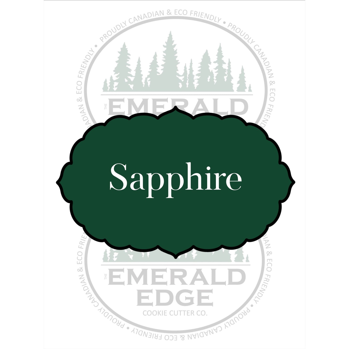 Sapphire Plaque