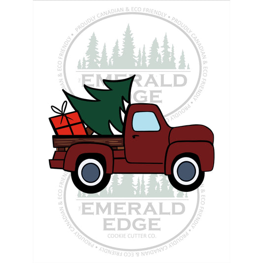 Truck with Christmas Tree