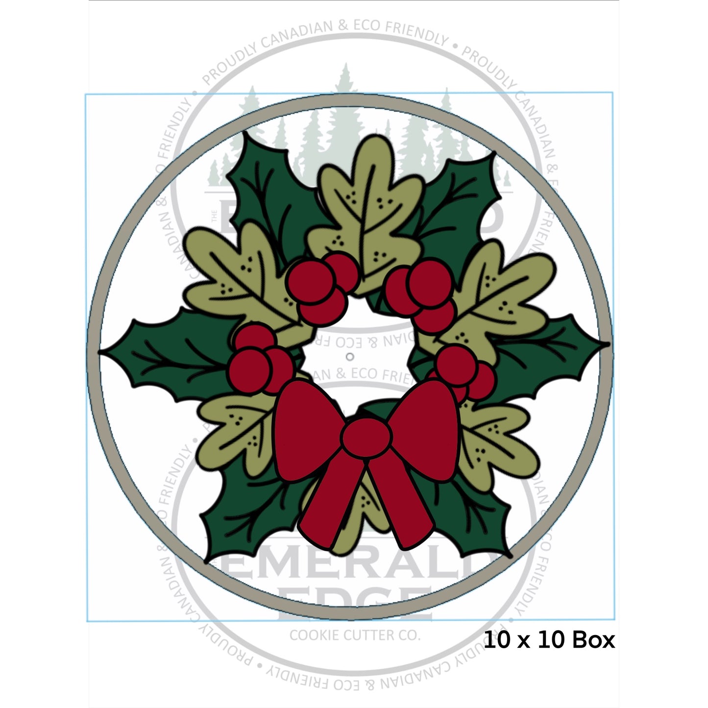 Christmas Wreath Platter