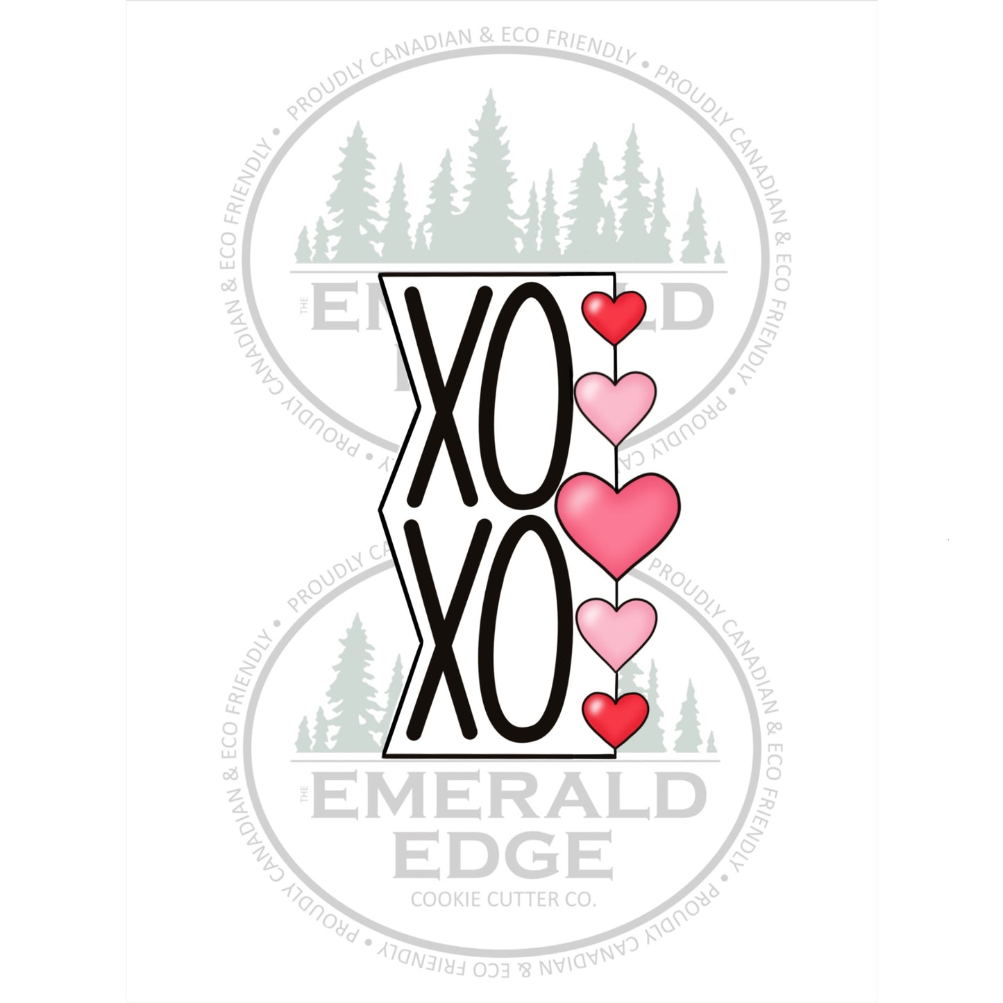 Xoxo Stack with Hearts