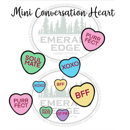 STL - Mini Conversation Heart